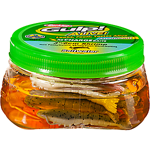 Berkley 1141411 Gulp! Alive! Shrimp/Peeler Crab Assortment Soft Bait Various Lengths and Color