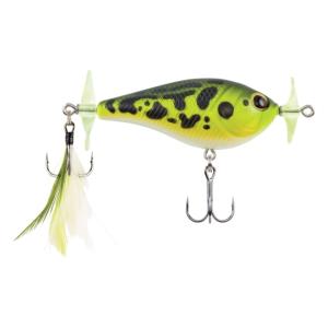 Berkley Spin Bomb Hard Bait, Topwater, 60, 2/5 oz, 60mm, Topwater, Hook Size 5, 2 Hooks, MF Frog, BHBSB60-MFF