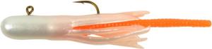 Berkley PowerBait Pre-Rigged Atomic Teasers, 1/16 oz Pearl, Orange Bait 177345