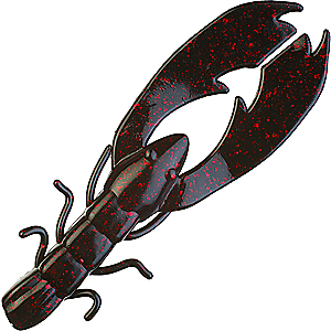 Berkley 1307364 Powerbait Chigger Craw Soft Bait 3" Length, Watermelon, Per 10