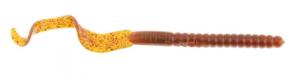 Berkley PowerBait Power Worm Lure, 7in., Motor Oil Red Fleck 178927