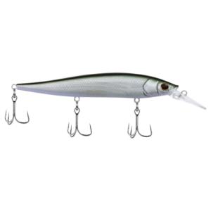Berkley Stunna Hard Bait, Jerkbait, 112+1, 1/2oz, 112mm, 6ft-10ft / 1.8m-3.0m, Hook Size 6, 3 Hooks, Silver Dolla, BHBST112P1-SVDO