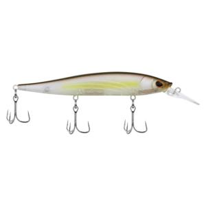 Berkley Stunna Hard Bait, Jerkbait, 112+1, 1/2oz, 112mm, 6ft-10ft / 1.8m-3.0m, Hook Size 6, 3 Hooks, Stealth Shad, BHBST112P1-STSH
