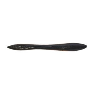 Berkley Gulp! Jumbo Leech Soft Bait, 5in / 13cm, Black Pumpkin, GJL5-BLPMK