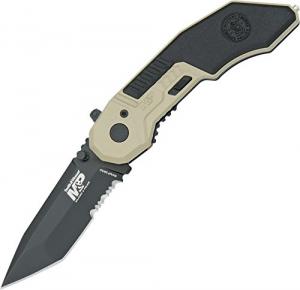 Smith & Wesson by BTI Tools SWMP3BSD M&P M.A.G.I.C. Assist Assisted Liner Lock, Tanto, Desert Camo, Boxed SWMP3BSD