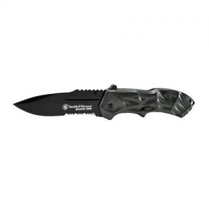 SW Knife SWBLOP3S Blackops Black SERR