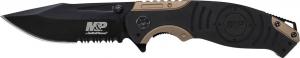 Smith and Wesson M&amp;P Black Rubber Grip 4.75 Inch 028634709250