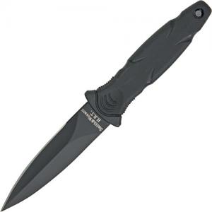 Smith & Wesson SWHRT3BF 7.5in High Carbon S.S. Full Tang Fixed Blade Knife with 3.5in False Edge Blade and TPR Handle for Outdoor, Tactical, Survival and EDC SWHRT3BF