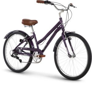 Huffy Sienna Comfort Teens Bike - Girls, Purple, 24 in, 24772 028914247724