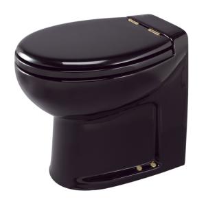 Thetford Tecma Silence Plus 1 Mode 12V RV Toilet With Wall Switch - High, Black/Gold, 38007 028985380078
