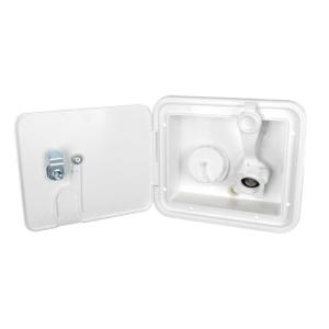 Thetford City/Gravity Water Center With Keyed Entry And Plastic Check Valve, Polar White, 94254