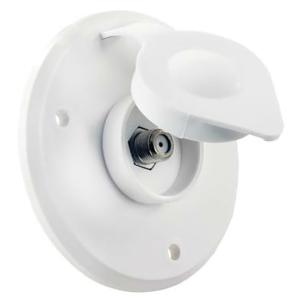 Thetford 154.432 Cable TV Plate, Polar White, 94320
