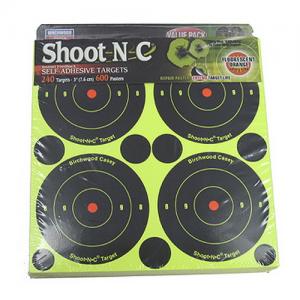 Birchwood Casey B390 Shoot-N-C 3 inch Round Target 90 Pack 029057343755