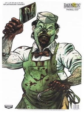 Birchwood Casey 35654 Darkotic Primal Cut Paper 12" x 18" Zombie Butcher Multi 100 Per Pack