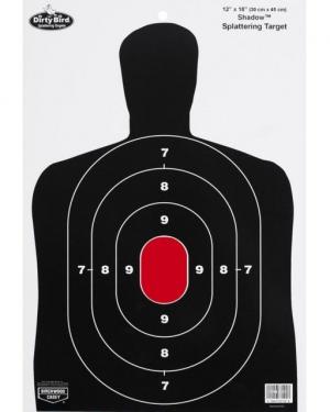 Birchwood Casey Dirty Bird Shadow Targets BC27 12x18 Inch 100 Per Package, BC-35702 029057357028