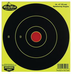 Birchwood Casey DIRTY BD YEL 6-inch BULLS-E 100 029057359701
