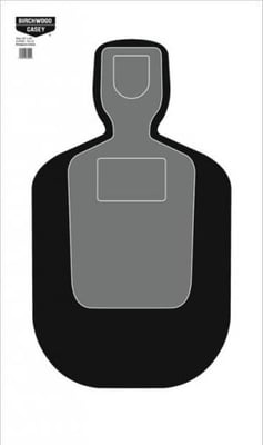Birchwood Casey TQ19 Eze-Scorer Silhouette Paper Target 24x42 Inch 100 Per Case, BC-37001