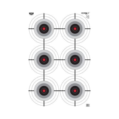 Birchwood Casey Eze-Scorer Multi-Bulls-Eye 23in. x 35in. Target, BC-37038 029057370386
