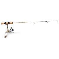 029333075356 - HT Snow Camo Ice Fishing Rod / Reel Combo FHSC