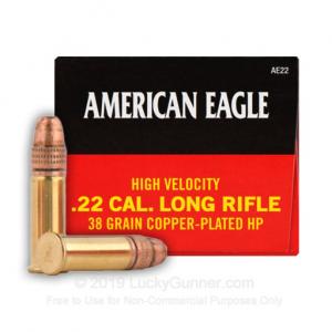 22 LR - 38 gr CPHP - Federal American Eagle- 4000 Rounds AE22