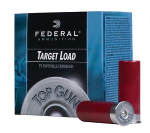 Federal Top Gun Target Loads12 Gauge 2.75 Inch 1145 FPS 1.125 Ounce 8 Shot 029465019810