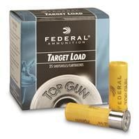 Federal, Top Gun Target, 20 Gauge, 2 3/4&amp;quot;, 7/8 oz. Shotshells, 25 Rounds 029465025014