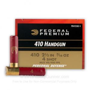 410 Bore - 2-1/2" #4 - Federal - 200 Rounds 029465027129