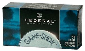 Federal Game-Shok 31 Grain Copper Plated Hollow Point Brass .22 LR 50Rds 029465056766