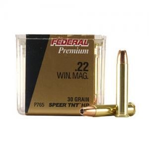 Federal Premium 22 Mag 30GR Jacketed Holllow Point 50rds 029465056988