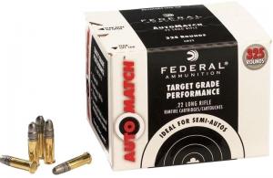 Federal AutoMatch .22 LR, 40 Grain, 325 Rounds AM22