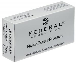 Federal Range and Target Ammo 9mm 115GR 50 Box / 20 Case RTP9115