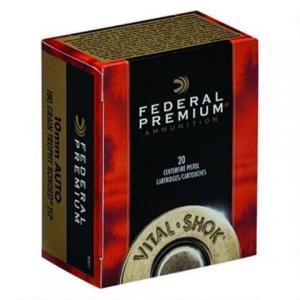 Federal Premium Vital-Shok 10mm 180GR Trophy Bonded JSP 20Rds 029465064808
