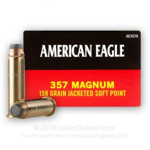 357 Mag - 158 Grain JSP - Federal - 1000 Rounds AE357A