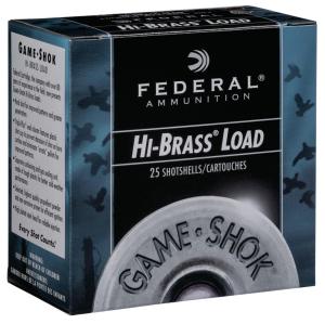 Federal H1265 Game-Shok Upland Hi-Brass 12 Gauge 2.75" 1 1/4 oz 5 Shot - CASE