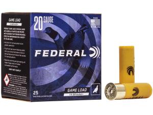 Federal Game Load Upland Hi-Brass Ammunition 20 Gauge 2-3/4 1 oz - 867978" H204 5