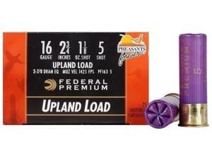 Federal Premium Wing-Shok Ammunition 16 Gauge 2-3/4 1-1/8 oz Buffered Copper Plated Shot - 811412" 029465526917