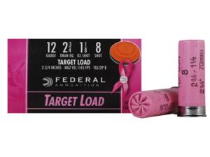 Federal Top Gun Ammunition 12 Gauge 2-3/4 1-1/8 oz #8 Shot Pink Hull - 364602" TGL12P 8