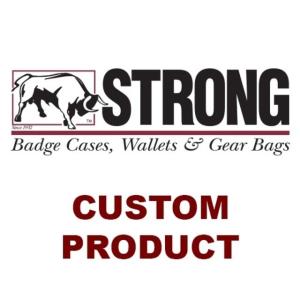 Strong Leather Company - Double Thick Recessed Badge Holder For Neck Or Belt - 80730-6722