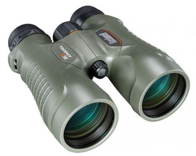 Bushnell Trophy Xtreme Binocular, 10x50, Roof Prism, FMC, PC3, Waterproof, Green, Box, 335105