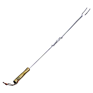 Rome Extendable Campfire Roasting Fork - chrome 