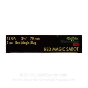 12 Gauge - 2-3/4" 1oz Sabot Slug - Brenneke Red Magic - 5 Rounds 030128121383