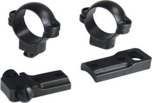 Leupold STD Remington 700 RVF 2-pc Base/1-in High Rings, Matte 114956