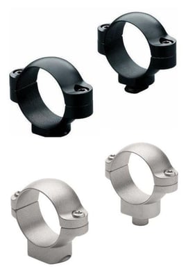 Leupold Standard Riflescope Ring, 1in, Extension, High, Gloss Black, 49912