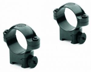 Leupold RM Rimfire No Tap Ring Mount, 13mm, 0.84in Height, 1in Tube, Glossy Black, Medium 49947