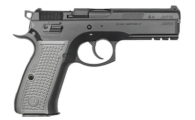 Guncrafter Industries CZ SP-01 Blackout, 9mm, 4.6" Barrel, 2- 16rd Magazines, 507k Ready, Pistol GI-CZSP01-BLACKOUT