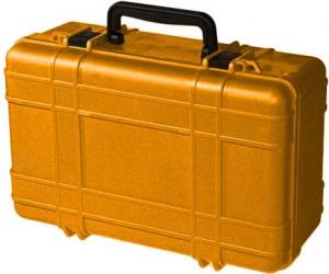 Underwater Kinetics Dry Case 821 Storage Box - w/ Panel Ring, Orange 032705030143