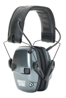 Howard Leight Impact Sport Ear Muffs Gray 22dB R-02532