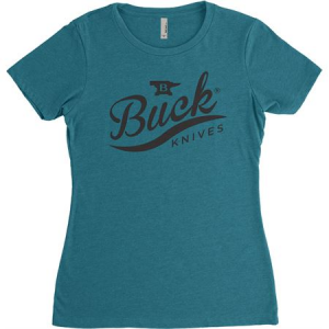 Buck 11758 Womens T-Shirt Buck Script L