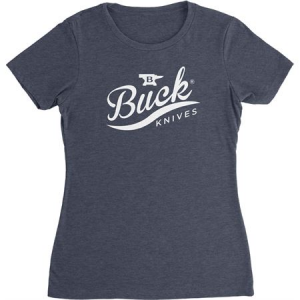 Buck 12370 Womens T-Shirt Navy Med