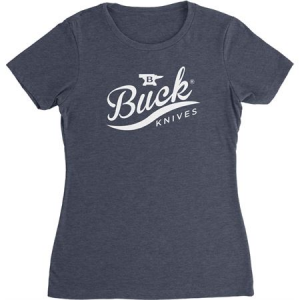 Buck 12371 Womens T-Shirt Navy Large